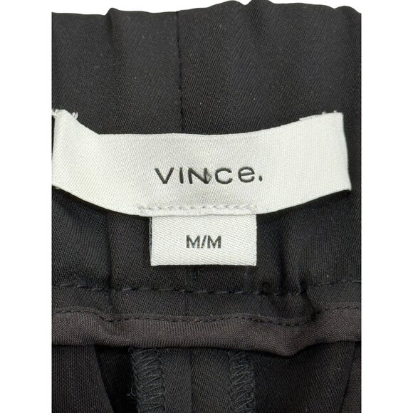 Vince Black Dress Pants Pleated-Front Elastic-Waist Womens Size M NEW - Picture 3 of 9